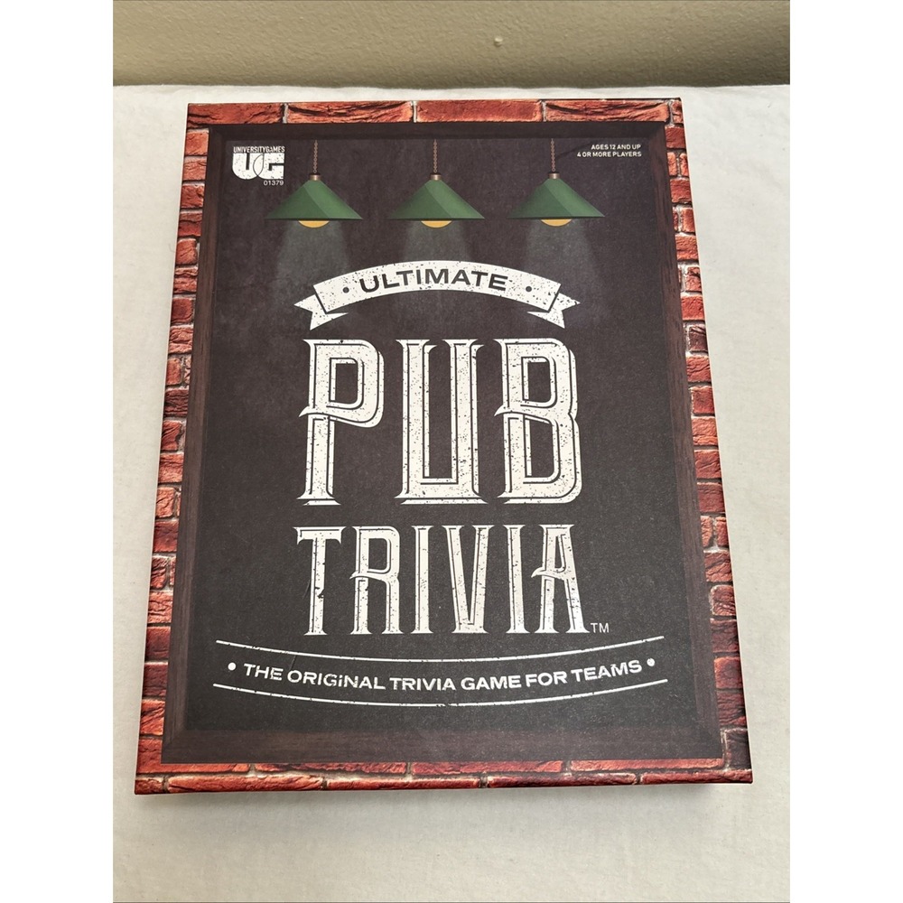 Ultimate Pub Trivia The Original Trivia Game For Teams University Games